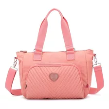 Bolsa Feminina Em Tactel Kika Hb2c14-1 Cor Laranja