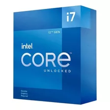 Processador Gamer Intel Core I7-12700kf Bx8071512700kf De 12 Núcleos E 5ghz De Frequência Com Gráfica Integrada