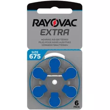 30 X Pilas Audifono Rayovac 675 Pr44 Extra Advanced 