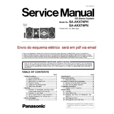 Esquema Eletrico Som Panasonic Saakx74 Sa Akx74 Por Email