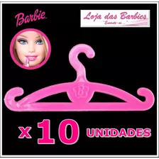 Kit 10 Cabides Para Roupas De Bonecas Barbie Susi Blythe