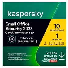 Renovación Kaspersky Small Office For 10 Pcs 1 Server 1 Año
