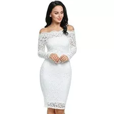 Vestido De Encaje Corto Para Matrimonio Civil 