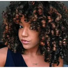 Peruca Curly Africana Feminina Europeia E Americana