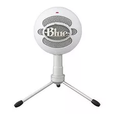 Microfone Condensador Usb Blue Snowball Ice- Branco