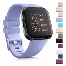 Malla Para Fitbit Versa Lavender / - Large