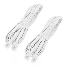 Cable Extensión Rj11 6p4c Para Teléfono, Fax, Módem - 10ft