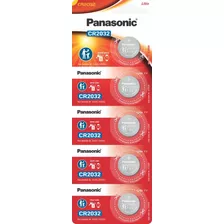 5 Baterias Panasonic Cr2032 3v 