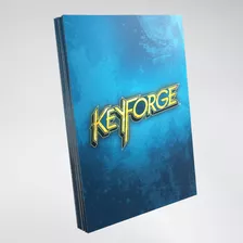 Fundas Protectores Sleeves Logo Azul Keyforge Magic Pokemon