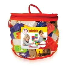 Bloques Para Armar 70 Piezas En Bolso Abrick 9056 Bebe Edu