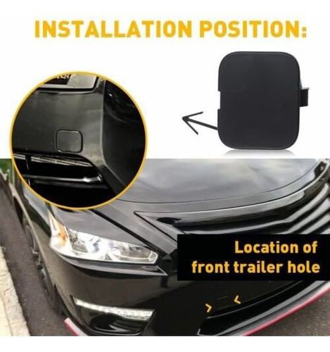 Car Auto Front Bumper Tow Hook Cover Cap Black Fits 2013  Mb Foto 7