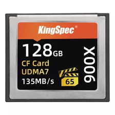Kingspec Tarjeta De Memoria Compactflash Vpg-65 900x De 128 