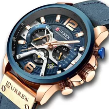 Relojes Curren Para Hombre Con Pulsera De Cuero Excelentes