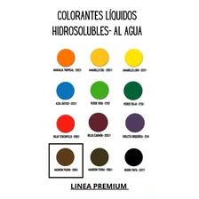 Colorante Liquido Premium Hidrosoluble Marrón Pardo 100ml