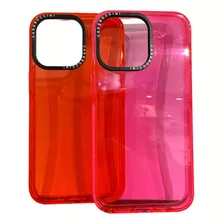 Carcasa Silicona Antigolpe Color Para iPhone 13 Pro