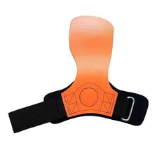 Hand Grip Competition Skyhill Couro Cross Luva Palmar Cor Laranja Tamanho G