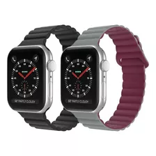 Banda Correa Silicona Magnética Apple Watch 38mm 40mm 41mm