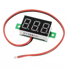 Voltímetro Digital De Led 4,5 - 30 Volts Dc Medidor Bateria