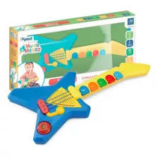 Brinquedo Guitarra Maluca Com Luz E Som 6459 Xplast