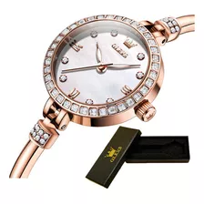 Relojes De Cuarzo Elegantes Para Mujer Olevs Diamond