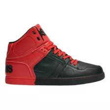 Botitas Osiris Modelo Nyc 83 Rojo Negro Nueva Colección