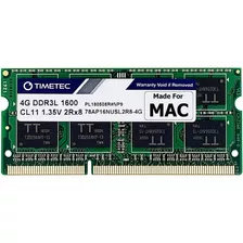 Memoria Ram Timetec 4gb Para Apple Ddr3l 1600mhz