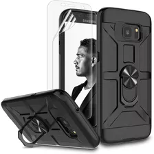 Funda Para Galaxy S7 Edge Funda S7 Edge Con Protector De Pa