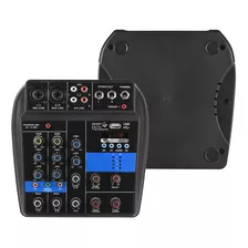 Consola Mezcladora De Audio S-1 Portátil De 4 Canales