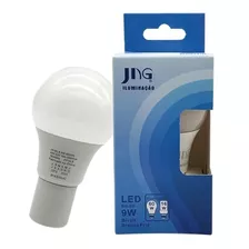 Kit 5 Lâmpadas Led Bulbo 9w Branca Fria 6500k Bivolt E27 Jng Cor Da Luz Branco-frio 110v/220v