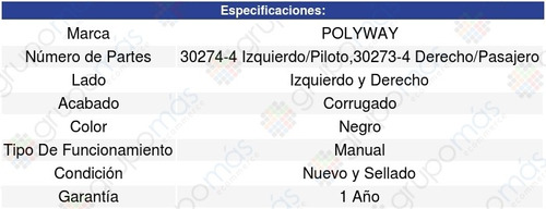 Par Espejos Toyota Pick Up 89/95 Polyway Foto 3