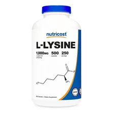 Nutricost L-lysine 1000mg X 500