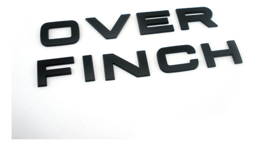 Foto de Overfinch Letter Badge Logo Sticker Para Land Rover