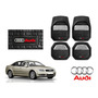 Tapetes 4 Piezas Charola 3d Logo Audi A4 R4 S4 2005 A 2012