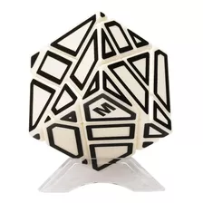 Cubo Ghost Hollow Cube Ninja Colección Muy Difícil Color De La Estructura Blanco-negro