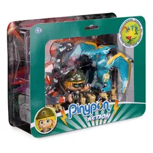 Pinypon Action Pack Dos Dinosaurios Y Una Figura + Accesorio