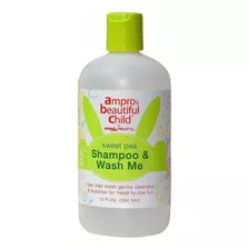 Ampro Beautiful Child Sweet Pea Shampoo & Wash Me Limpiador.