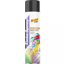 Tinta Spray Uso Geral Preto Semi Brilho 400ml Mundial Prime