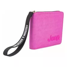 Cartera Monedero Jeep Lady Wallet W106 Rosa Para Mujer