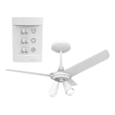 Ventilador Teto Aliseu Dunni Branco 3 Pás Silencioso 110v