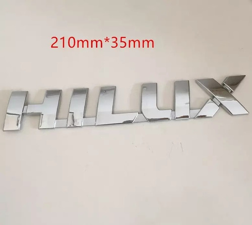 Letras Hilux Toyota Emblema Insignia 21cm Ancho X 3,5cm Alto Foto 2