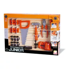 Kit De Ferramentas Junior Infantil Com 19 Peças - Silmar