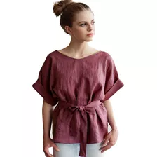 Blusa De Dama Casual Suelto Elegante Moda Para Mujer