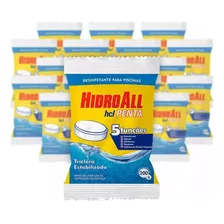 Kit 10un Cloro Pastilha Hcl Multiplação 3 Em 1 Hidroall 200g