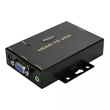 Hdmi Al Convertidor Del Vga Con Audio De 3,5 Mm Soporta 1080