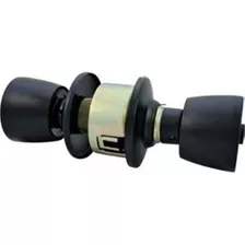 Fechadura Divisória Cilindrica Tubular 90mm Gold Preta Cor Preto