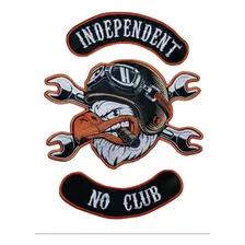 Parches Bordados Aguila Independiente No Club Motorcycles