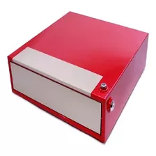 Cajón Monedero N° 5 (a) Acero Inoxidable Rojo 41x42,4x11 