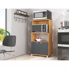 Armario Mueble Multiuso Dos Puertas Tres Estantes 