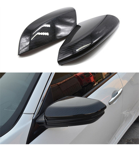 2 Parts Of Retrovisor Carcasa Honda Civic 16-21 Foto 2