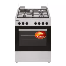 Cocinas James Combinadas C221 Tks Inox 3+1 Disco Elec. Fama